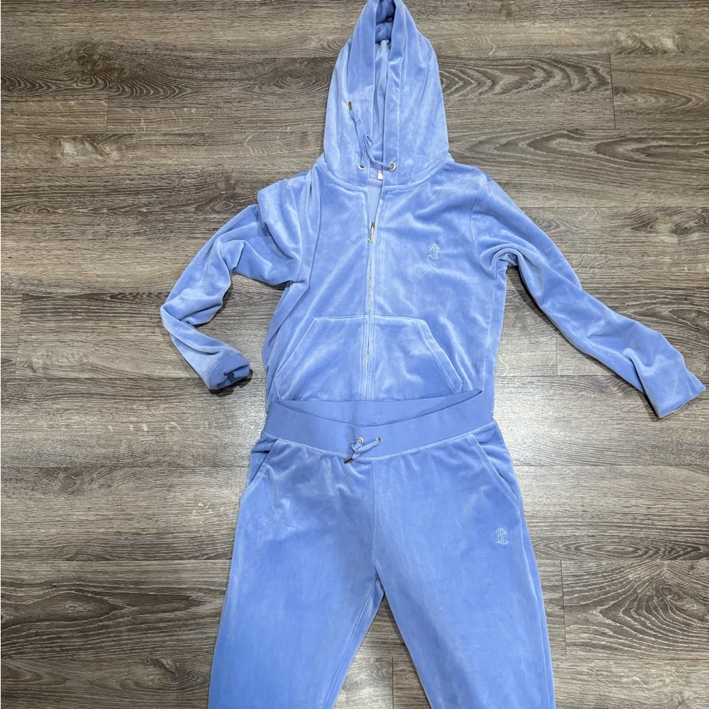 Lilac juicy couture velour tracksuit gold Hardwear